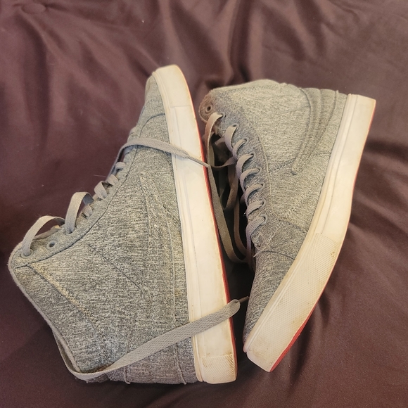 Fila Textile Smokescreen Women's Size 11 Gray High Top Shoes - Picture 5 of 5